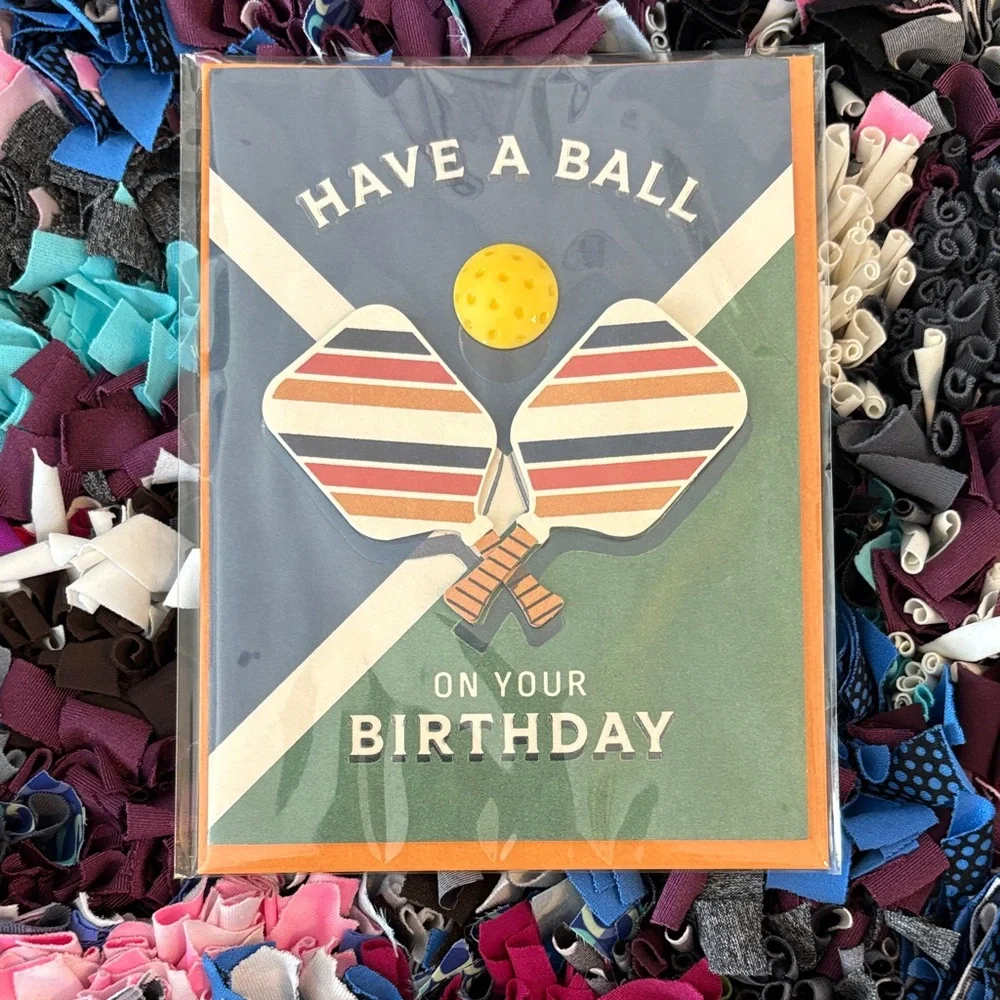 🆕Papyrus Pickleball Birthday Greeting Card